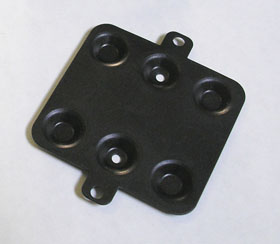 RFI, WAVE ID BLACK FLAT MOUNTING BRACKET